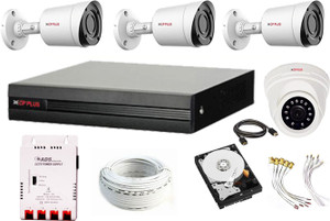 CP PLUS Cp Plus Full HD 4Ch DVR CP Plus 3 BULLET Camera 2.4