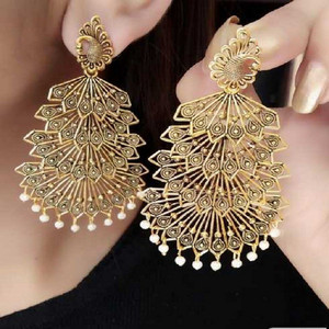 Fancy earrings for saree sale
