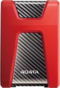 ADATA AHD650 2 TB External Hard Disk Drive(Red, Black)