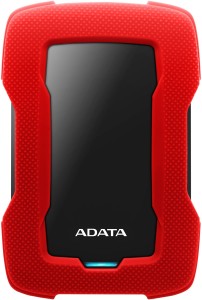 ADATA AHD330 2 TB External Hard Disk Drive(Red, Black)