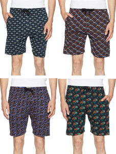DIXCY SCOTT Printed Men Multicolor Sports Shorts Buy DIXCY SCOTT