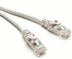 Cospex COS-1010 1 m LAN Cable(Compatible with Mobile, White)