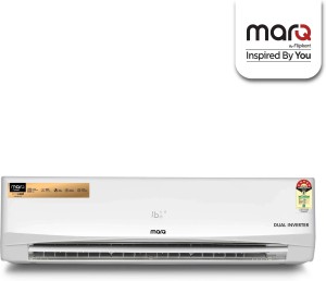 MarQ by Flipkart 1.5 Ton 5 Star Split Dual Inverter AC  - White(FKAC155SIAP_MPS, Copper Condenser)