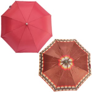 Rainpopson 2 Fold Umbrella Combo For Women & Men Pack of 2 (FE_50