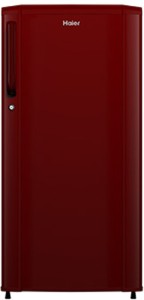Haier 170 L Direct Cool Single Door 2 Star (2020) Refrigerator(Burgundy Red, HRD-1702SR-E)