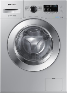 Samsung 6.5 kg Fully Automatic Front Load with In-built Heater Silver(WW65R22EK0S/TL)