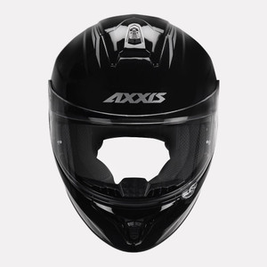 Axxis full deals black helmet