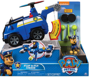 PAW PATROL Flip Fly Chase 2 in 1 Transforming Vehicle for Boys