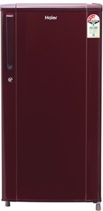 Haier 192 L Direct Cool Single Door 2 Star (2020) Refrigerator(Burgundy Red, HRD-1922BBR-E)