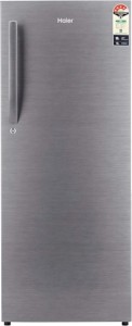 Haier 220 L Direct Cool Single Door 3 Star (2020) Refrigerator(Brushline Silver, HRD-2203BS-E)