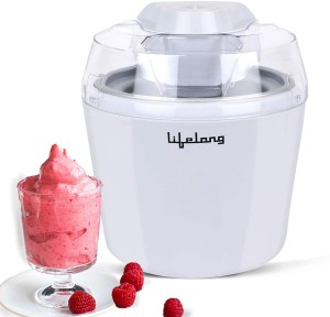 Lifelong 1.5 L Electric Ice Cream Maker(White)