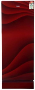 Haier 220 L Direct Cool Single Door 4 Star (4) Refrigerator(Wave Glass Red, HRD-2204PWG-E)
