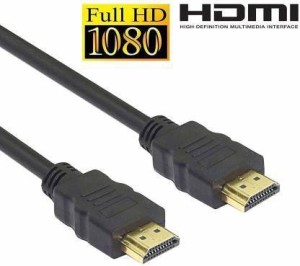 Afpin (HDTV, Gold Plated) TechOn 1.4v For 3d/led/plasma Tv, Heavy Male to Male 3 m HDMI Cable(Compatible with Mobile, Laptop, Tablet, Mp3, Gaming Device, Black)