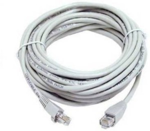 Afpin best (10 m) RJ45 - CAT5E Ethernet Patch - 10 m LAN Cable(Compatible with Computer, Laptop, Wireless Routers, Modem, Grey)