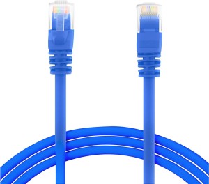 Rhonnium ™VXI - CAT-6 Snagless Network RJ45 Ethernet Patch LAN Cable CAT6 1.5 m LAN Cable(Compatible with INTERNET, Aura Blue)