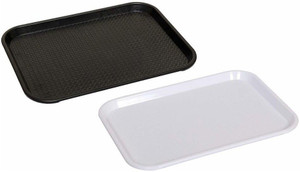 Black and 2025 white serving trays