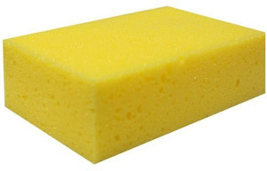 Yellow cleaning sponge deals
