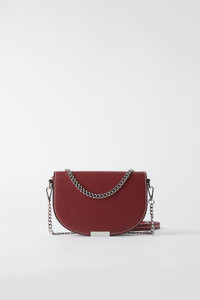 Zara oval messenger bag outlet