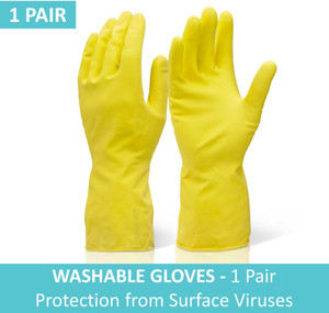 MRDEVA Ultra Surf 70 Latex Rubber Washable Reusable Hand Glove