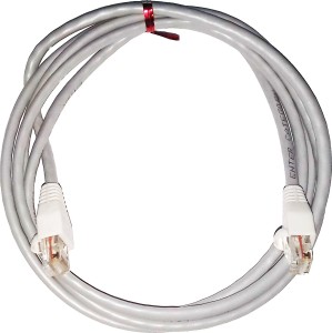 NIRVIG CAT6-STRAIGHT RJ45 CABLE 3 m LAN Cable(Compatible with Computers, Laptops, Printers, Modems, Networking purposes, Gray, One Cable)