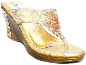 macho Women Gold Wedges Buy macho Women Gold Wedges Online at
