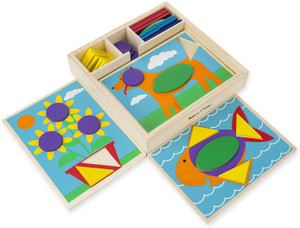 Melissa and doug new arrivals beginner pattern blocks