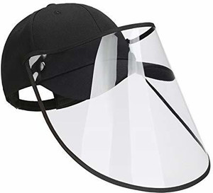Baseball cap sales with face shield