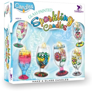 ToyKraftt Sparkling Gel Candle - Candle Making kit for 9 year to