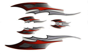 Graphic stickers for shop bikes