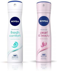NIVEA Women Deorant with two flavor combo deo for women fresh