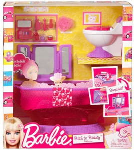 BARBIE T7537 Bath To Beauty Bathroom Set T7537 Bath To Beauty