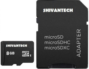SHIVANTECH PREMIUM SERIES 8 GB MicroSD Card Class 10 24 MB/s  Memory Card