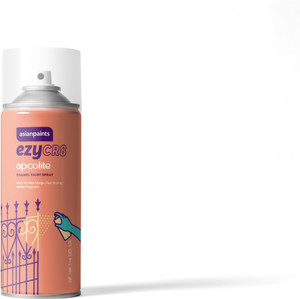 Asian Paints EzyCR8 Apcolite Enamel Black Matte Spray Paint 400