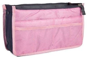NEYSA Multi Pocket Handbag Organizer for Women Baby Pink - Price in India