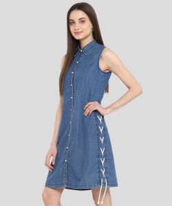 denim dress flipkart