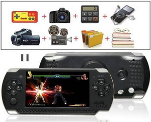 Medaline BLACK PSP gaming console with Music Alarm videos 4 GB
