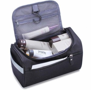 NWT Zuo Lun Duo TRAVEL Case DOPP Kit TOILETRIES Shave HANDLE Zip Top