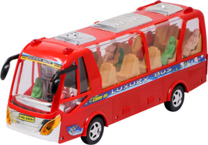 zest 4 toyz Travel Power Force Tour Bus Toy with Indoor Lighting