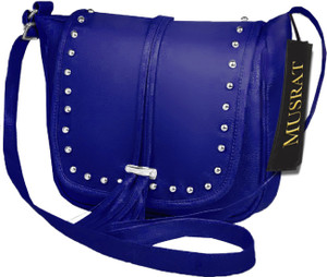 Musrat blue sling bag on sale