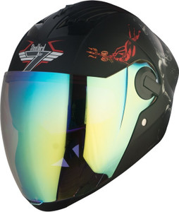 Steelbird SBA 2 MAHADEV DOUBLE VISOR NIGHT VISION Motorbike Helmet