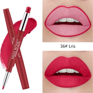MISS ROSE 2 in 1 Lip Liner and Lipstic For fabo Girls (36) - Pack of 1