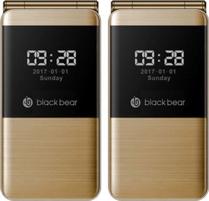 Blackbear i7 Trio Combo of Two Mobiles(Gold & Gold)