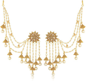 Flipkart Buy Sukkhi Bahubali Flower Designer Gold Plated Long Chain for Women Pearl Alloy Jhumki Earring Online at Best Prices in India