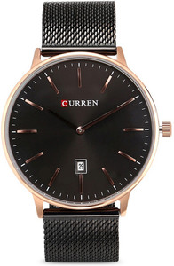 Curren CR 8302 Rose Gold Black Analog Watch For Men Buy Curren CR 8302 Rose Gold Black Analog Watch For Men CR 8302 Rose Gold Black Online at Best Prices in India Flipkart