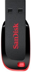 SanDisk 16gb cruiser blade 16 GB Pen Drive(Red, Black)