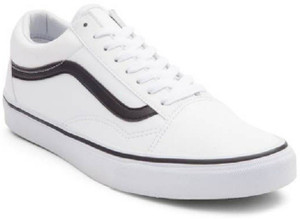 Old skool white top sneakers