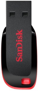 SanDisk SDCZ50 128 Pen Drive(Black, Red)