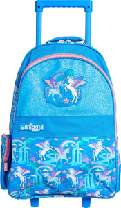 Flipkart Smiggle Sggle Far Away Trolley Backpack with Light