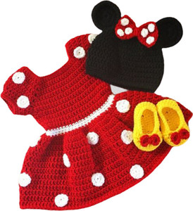 Crochet handmade Baby Girls Minnie Casual Dress Dress Price in India Buy Crochet handmade Baby Girls Minnie Casual Dress Dress online at Flipkart