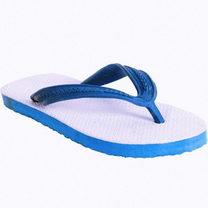 White and blue sales slippers